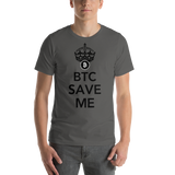 Mens T-Shirt "BTC Save Me"