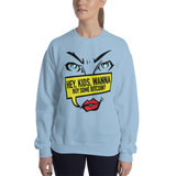 Womens Sweatshirt "Hey Kids Want to Buy BTC"