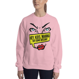 Womens Sweatshirt "Hey Kids Want to Buy BTC"