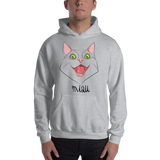 Mens Hoodie "MIAU CAT"