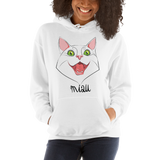 Womens Hoodie "MIAU CAT"