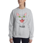 Womens Sweatshirt "MIAU CAT"