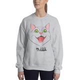 Womens Sweatshirt "MIAU CAT"