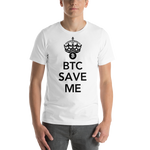 Mens T-Shirt "BTC Save Me"