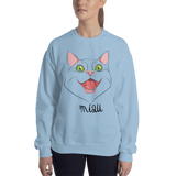 Womens Sweatshirt "MIAU CAT"