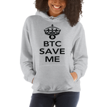 Womens Hoodie "BTC Save Me"