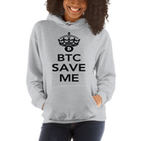 Womens Hoodie "BTC Save Me"