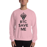 Mens Sweatshirt "BTC Save Me"