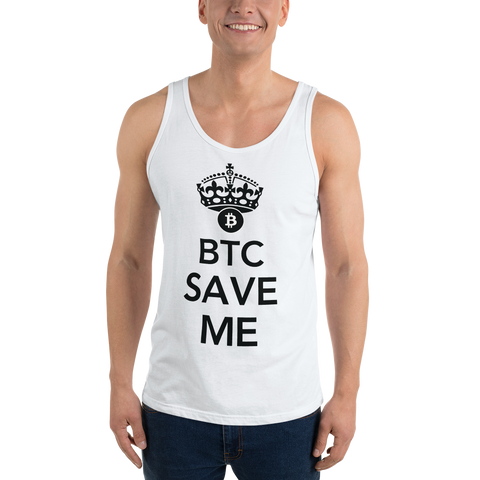 Mens Tank Top "BTC Save Me"