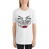 Womens T-Shirt "Hey Kids Want To Buy BTC"