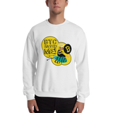 Mens Sweatshirt "BTC Saved Me"