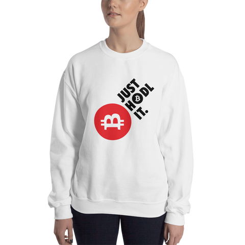 Womens Sweatshirt "Just HODL It"