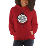 Womens Hoodie "My Wallet Is Like An Onion BW"