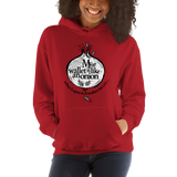 Womens Hoodie "My Wallet Is Like An Onion BW"