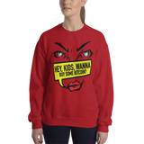 Womens Sweatshirt "Hey Kids Want to Buy BTC"