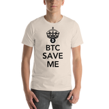 Mens T-Shirt "BTC Save Me"