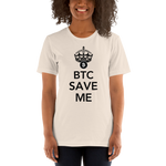 Womens T-Shirt "BTC Save me Crown"