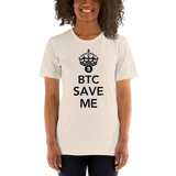 Womens T-Shirt "BTC Save me Crown"