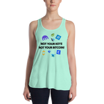 Womens Tank Top "Not Your Keys"