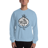 Mens Sweatshirt "My Wallet Is Like An Onion BW"