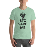 Mens T-Shirt "BTC Save Me"