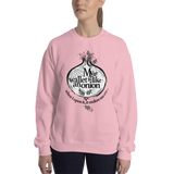 Womens Sweatshirt "My Wallet Is Like An Onion BW"