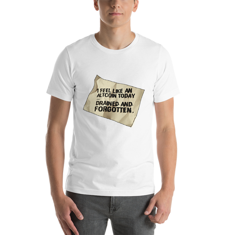 Mens T-Shirt "I Feel like an Altcoin"