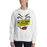 Womens Sweatshirt "Hey Kids Want to Buy BTC"