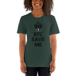 Womens T-Shirt "BTC Save me Crown"