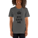 Womens T-Shirt "BTC Save me Crown"