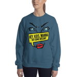 Womens Sweatshirt "Hey Kids Want to Buy BTC"