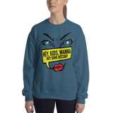 Womens Sweatshirt "Hey Kids Want to Buy BTC"