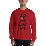 Mens Sweatshirt "BTC Save Me"