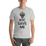 Mens T-Shirt "BTC Save Me"