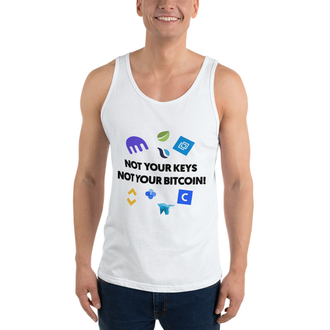 Mens Tank Top "Not Your Keys"