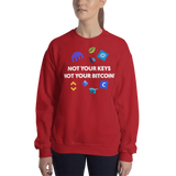 Womens Sweatshirt "Not Your Keys"