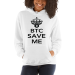 Womens Hoodie "BTC Save Me"