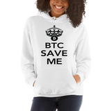 Womens Hoodie "BTC Save Me"