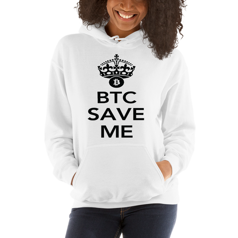 Womens Hoodie "BTC Save Me"