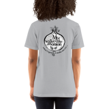 Womens T-Shirt "My wallet is like an Onion BW"