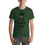 Mens T-Shirt "BTC Save Me"