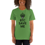 Womens T-Shirt "BTC Save me Crown"