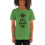 Womens T-Shirt "BTC Save me Crown"