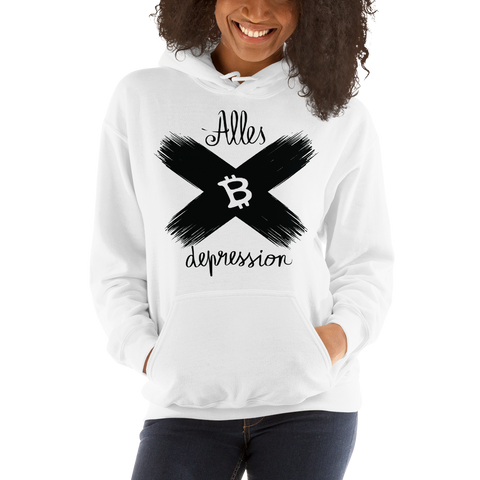 Womens Hoodie "Alles Depression"