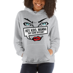 Womens Hoodie "Hey Kids Want To Buy BTC"