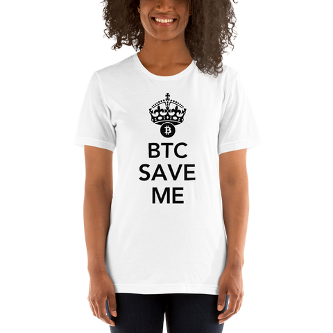 Womens T-Shirt "BTC Save me Crown"