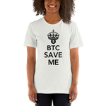 Womens T-Shirt "BTC Save me Crown"