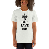 Womens T-Shirt "BTC Save me Crown"