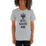 Womens T-Shirt "BTC Save me Crown"