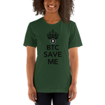 Womens T-Shirt "BTC Save me Crown"